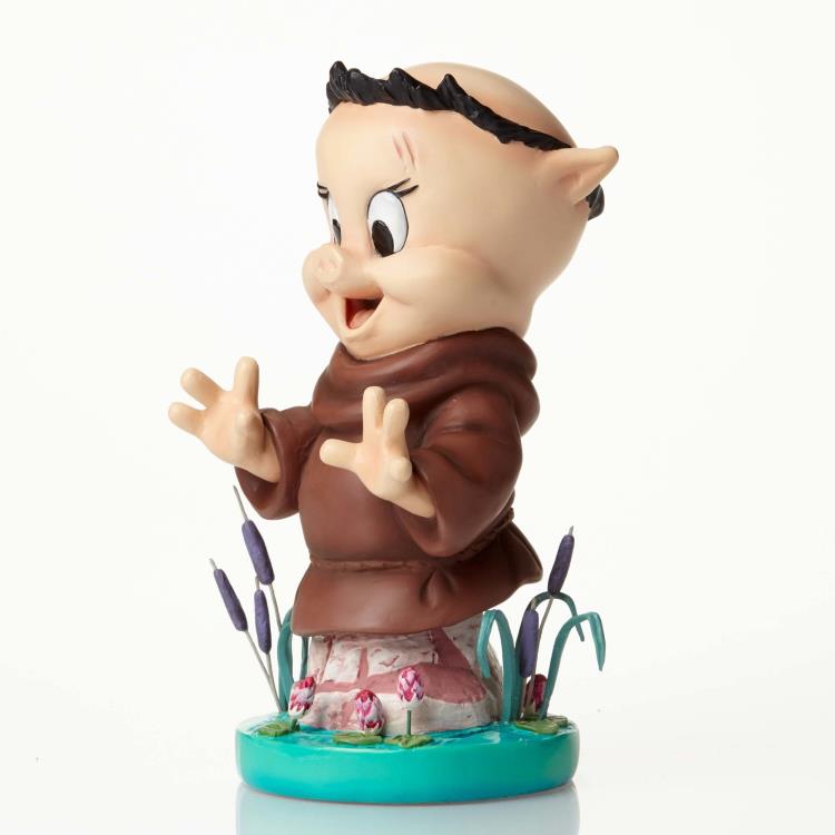 Looney Tunes Grand Jester Porky Pig as Friar Tuck Bust Gallery Image 3