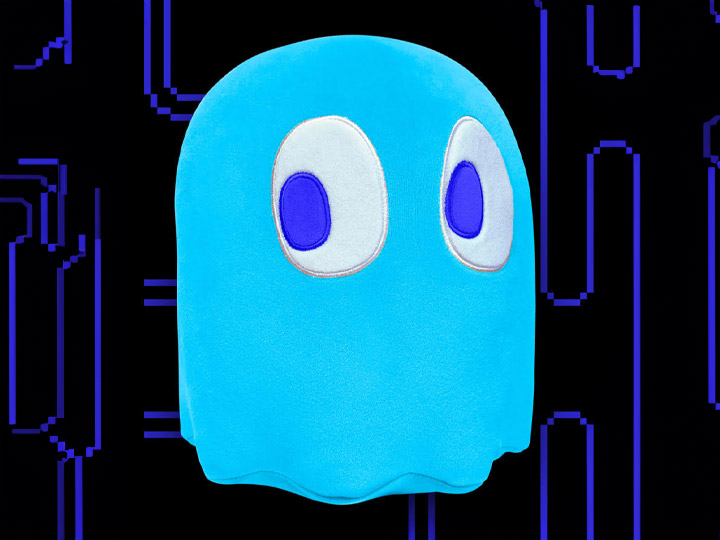 Pac-Man Classic Inky 7" Plush Gallery Image 1
