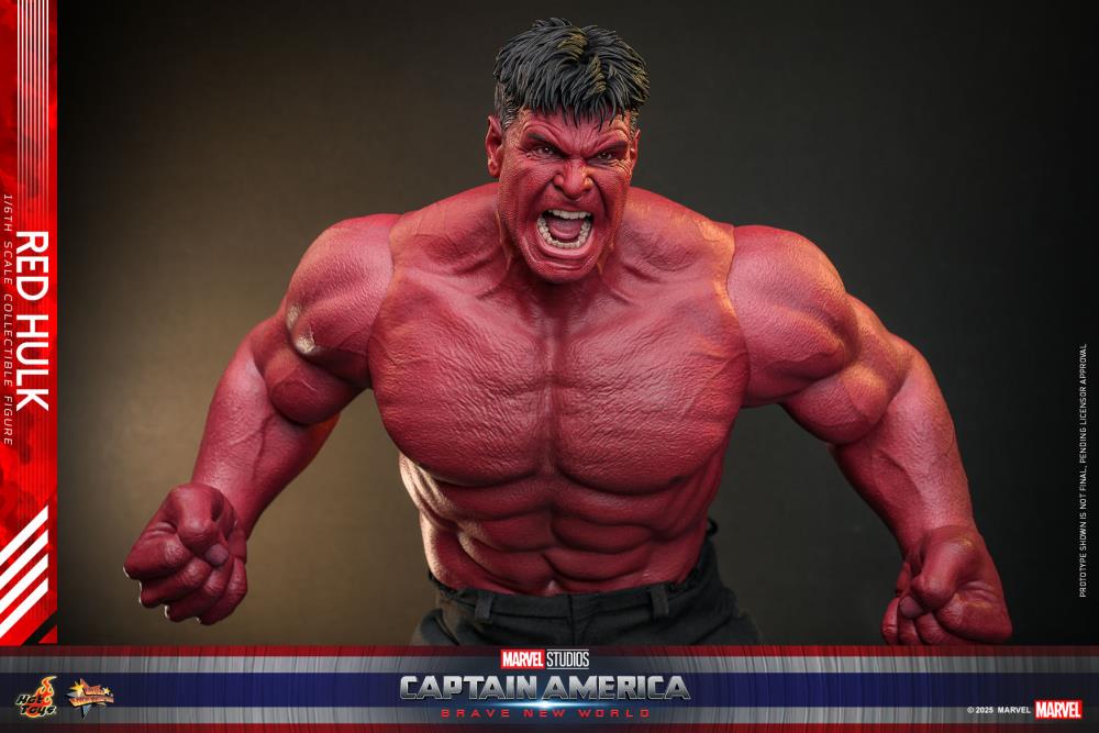 Captain America: Brave New World MMS797 Red Hulk 1/6th Scale Collectible Figure Gallery Image 8