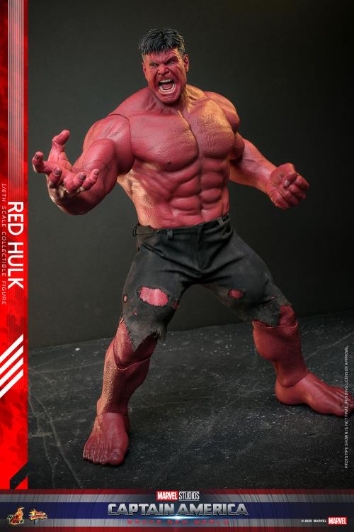 Captain America: Brave New World MMS797 Red Hulk 1/6th Scale Collectible Figure Gallery Image 5