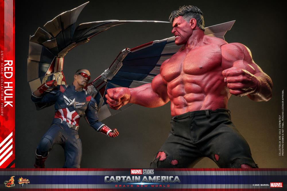 Captain America: Brave New World MMS797 Red Hulk 1/6th Scale Collectible Figure Gallery Image 13
