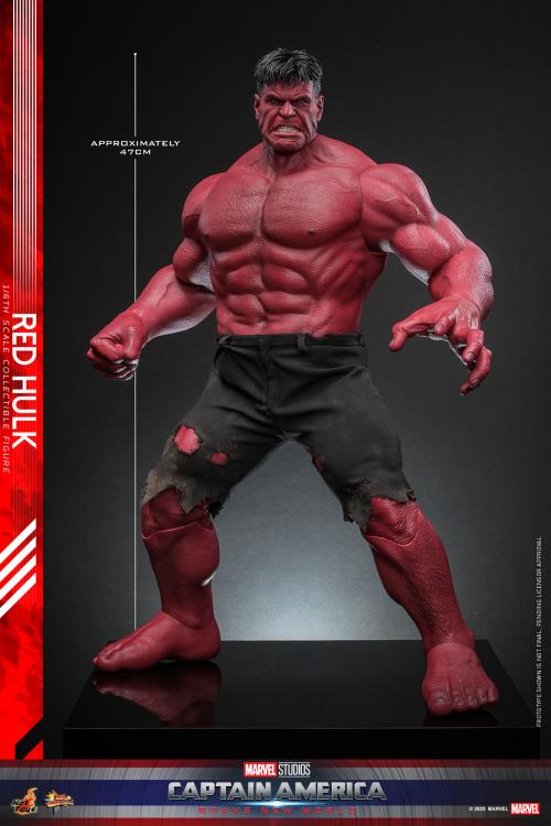 Captain America: Brave New World MMS797 Red Hulk 1/6th Scale Collectible Figure Gallery Image 6