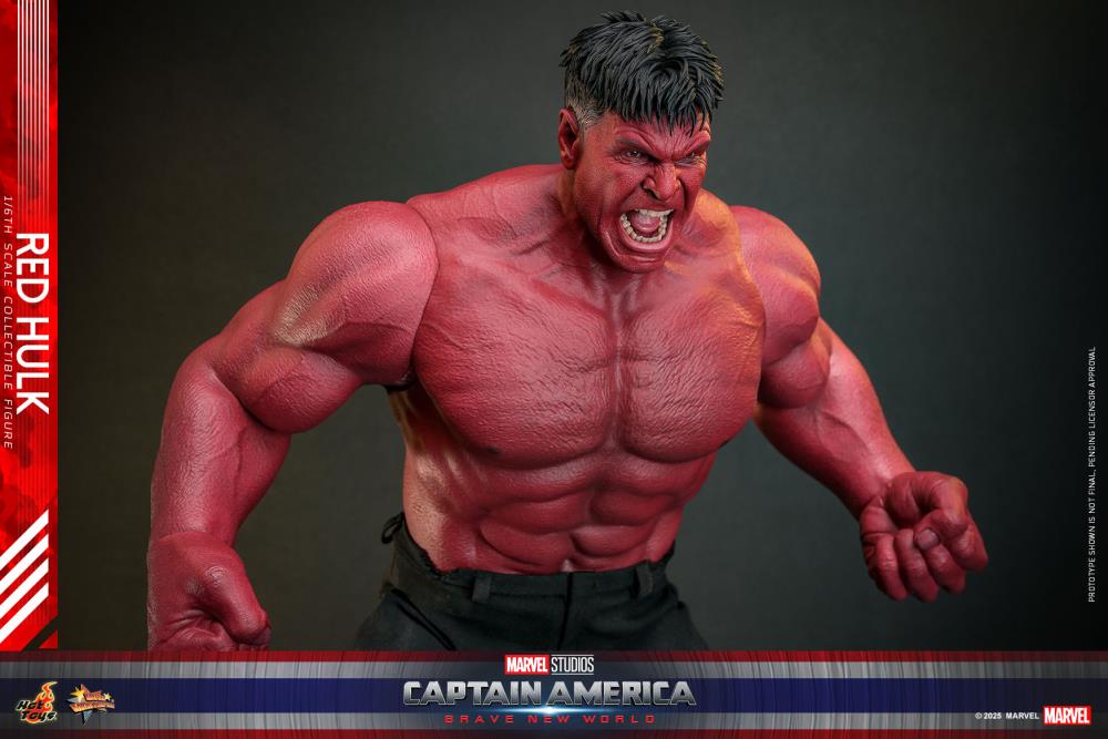 Captain America: Brave New World MMS797 Red Hulk 1/6th Scale Collectible Figure Gallery Image 10