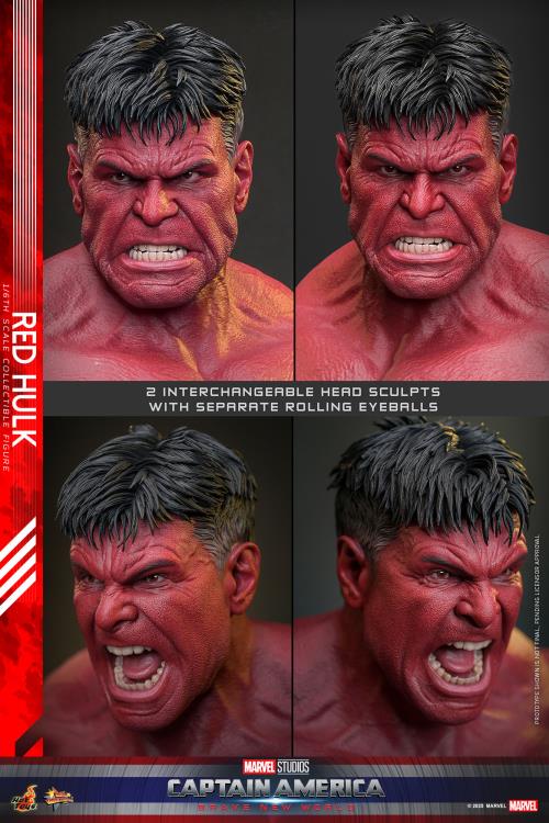Captain America: Brave New World MMS797 Red Hulk 1/6th Scale Collectible Figure Gallery Image 19