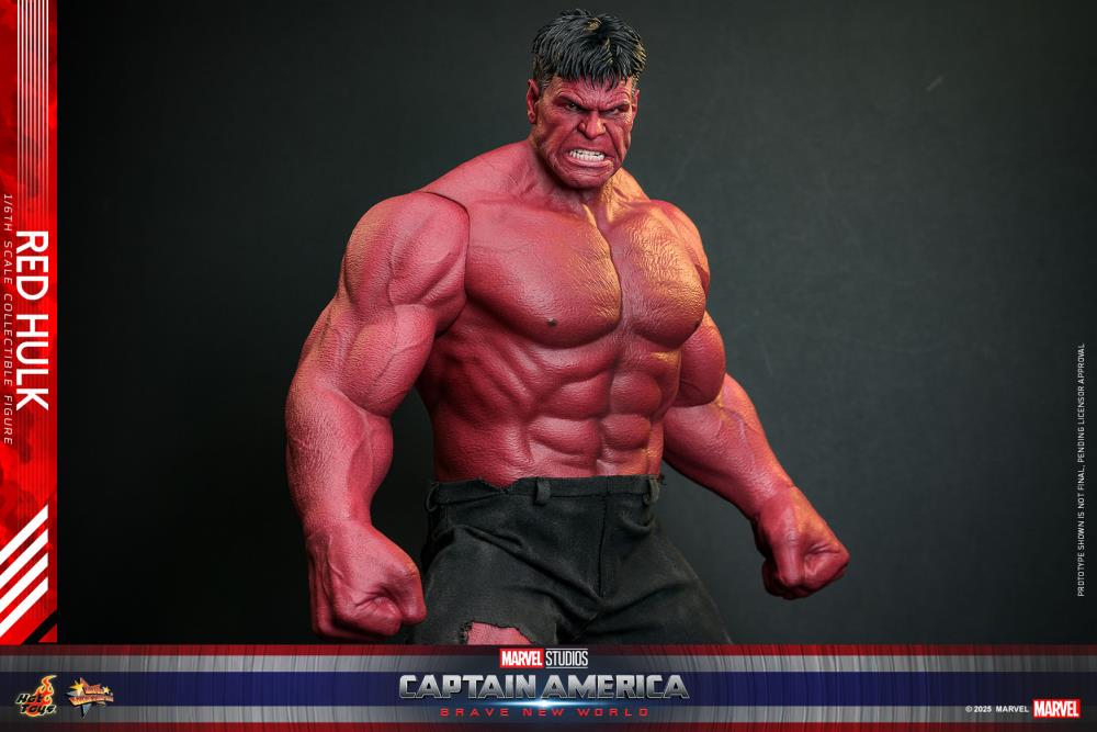 Captain America: Brave New World MMS797 Red Hulk 1/6th Scale Collectible Figure Gallery Image 11