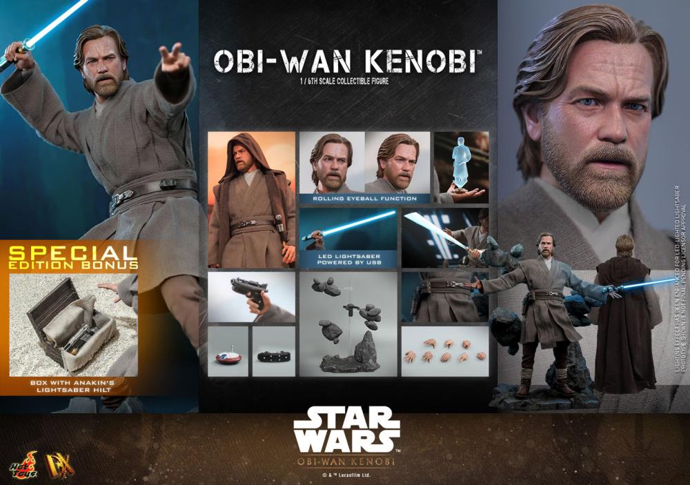 Star Wars: Obi-Wan Kenobi DX26 Obi-Wan Kenobi (Special Edition) 1/6th Scale Collectible Figure Gallery Image 25