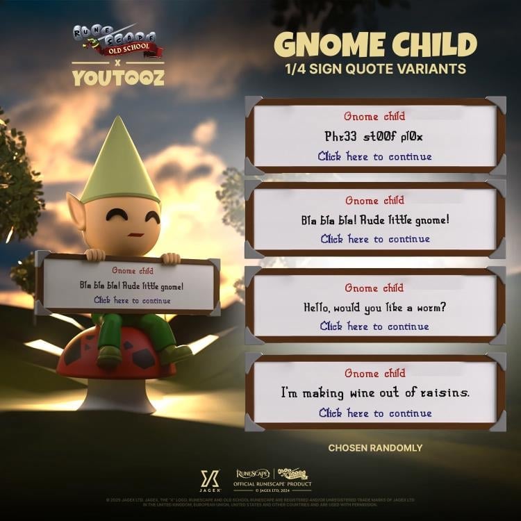 Old School RuneScape Gnome Child Vinyl Figure Gallery Image 3
