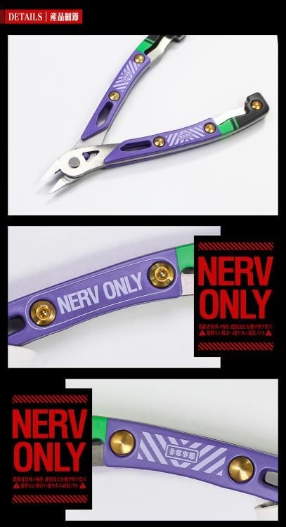 Neon Genesis Evangelion EVA-01 Version Model Cutting Pliers Set Gallery Image 11
