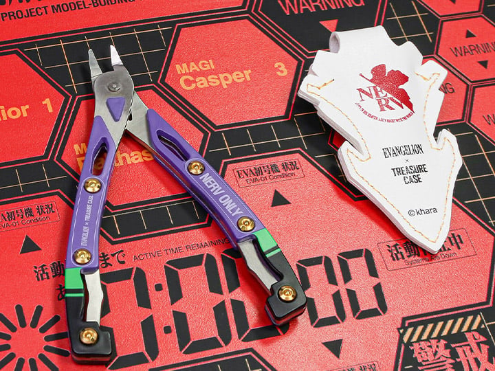 Neon Genesis Evangelion EVA-01 Version Model Cutting Pliers Set Gallery Image 1