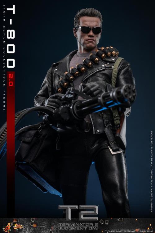 Terminator 2: Judgement Day MMS795 T-800 (2.0) 1/6th Scale Collectible Figure Gallery Image 6