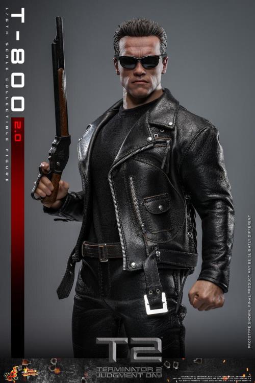 Terminator 2: Judgement Day MMS795 T-800 (2.0) 1/6th Scale Collectible Figure Gallery Image 13