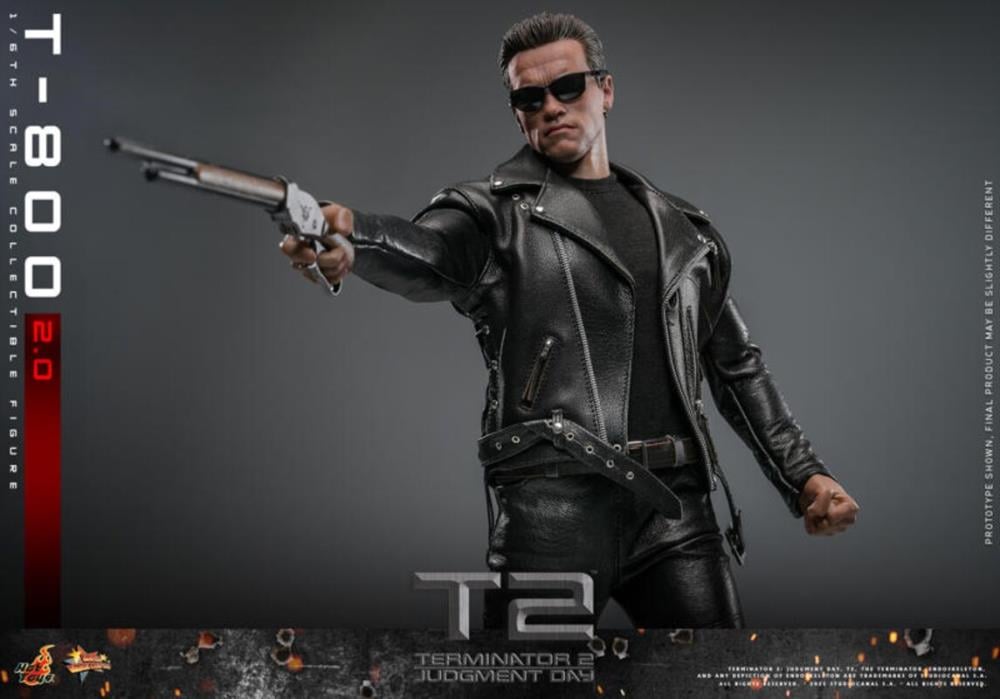 Terminator 2: Judgement Day MMS795 T-800 (2.0) 1/6th Scale Collectible Figure Gallery Image 15