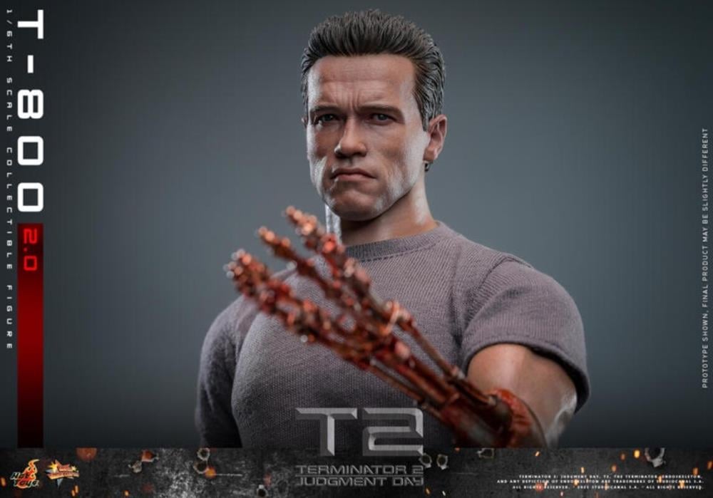 Terminator 2: Judgement Day MMS795 T-800 (2.0) 1/6th Scale Collectible Figure Gallery Image 18