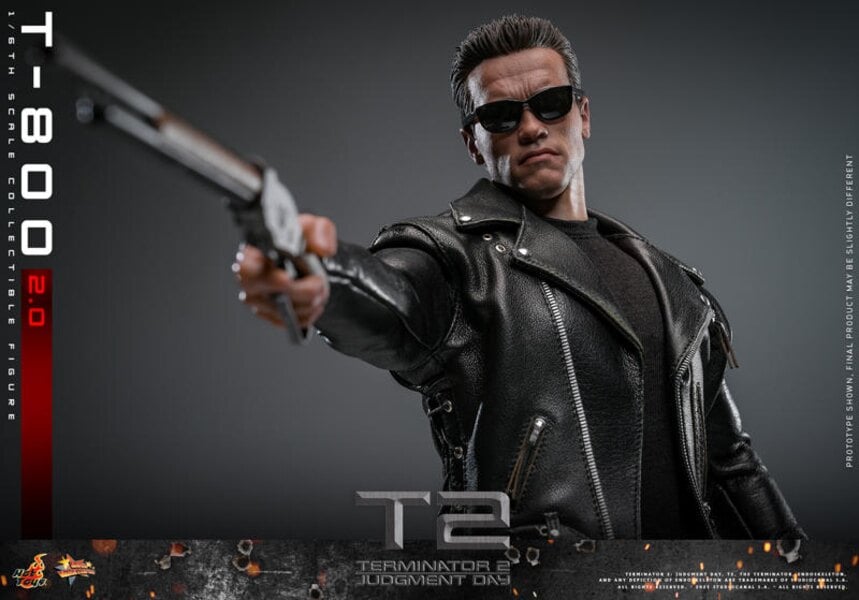Terminator 2: Judgement Day MMS795 T-800 (2.0) 1/6th Scale Collectible Figure Gallery Image 14