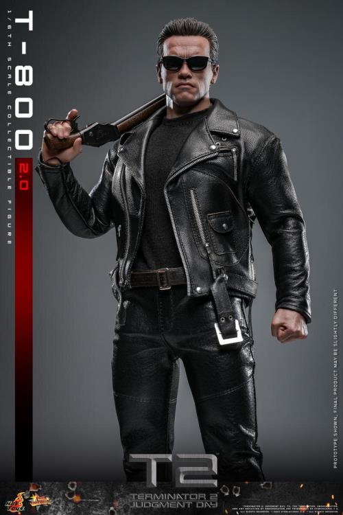 Terminator 2: Judgement Day MMS795 T-800 (2.0) 1/6th Scale Collectible Figure Gallery Image 12