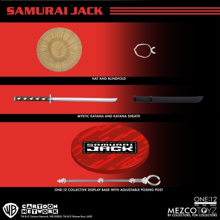 Samurai Jack One:12 Collective Samurai Jack Action Figure Gallery Image 11