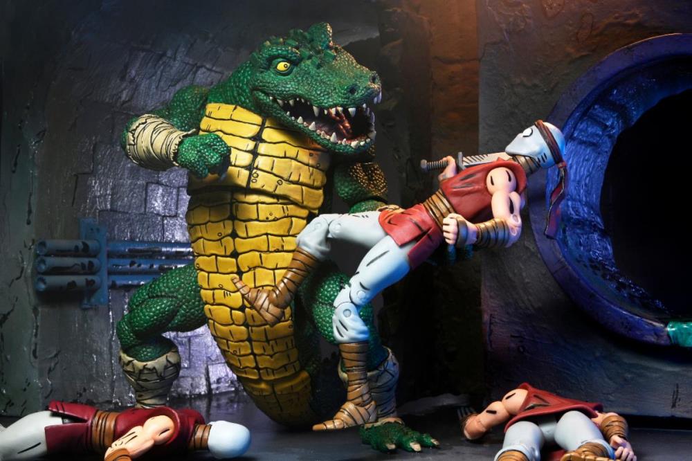 Teenage Mutant Ninja Turtles Leatherhead (Mirage Comics) Deluxe Action Figure Gallery Image 10