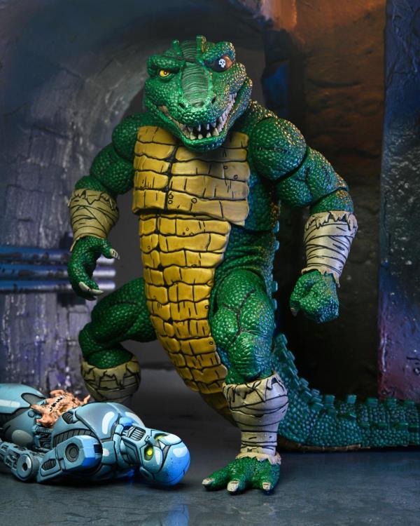 Teenage Mutant Ninja Turtles Leatherhead (Mirage Comics) Deluxe Action Figure Gallery Image 16