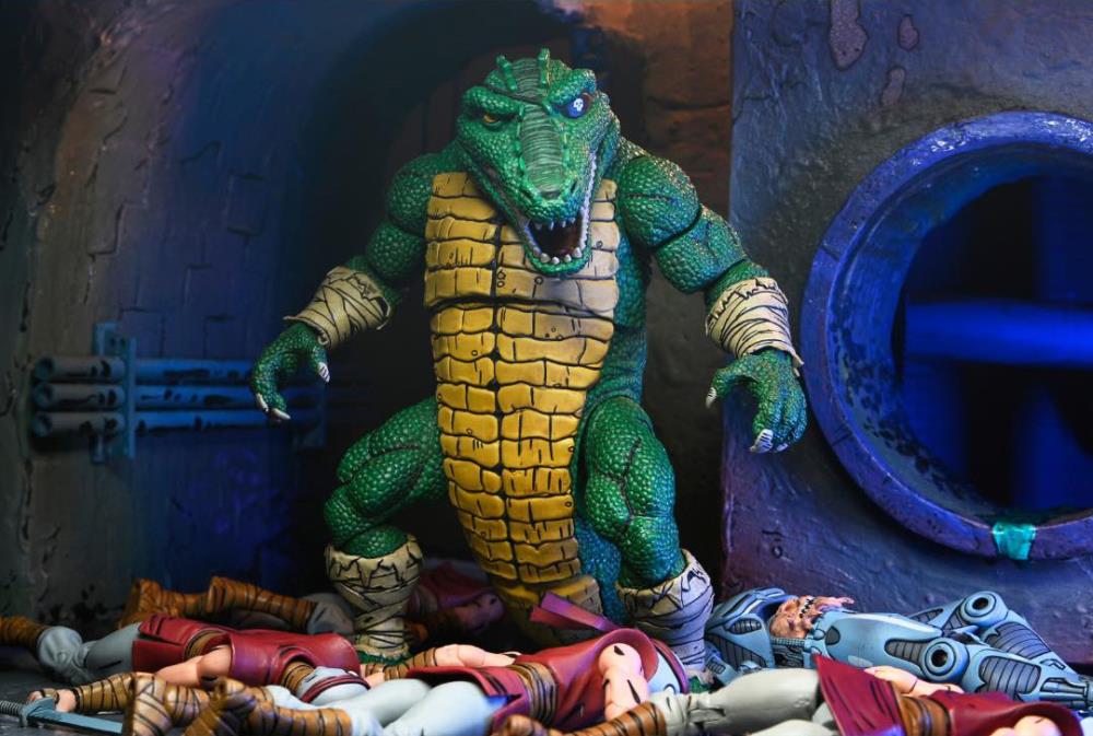 Teenage Mutant Ninja Turtles Leatherhead (Mirage Comics) Deluxe Action Figure Gallery Image 8