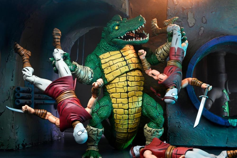 Teenage Mutant Ninja Turtles Leatherhead (Mirage Comics) Deluxe Action Figure Gallery Image 11