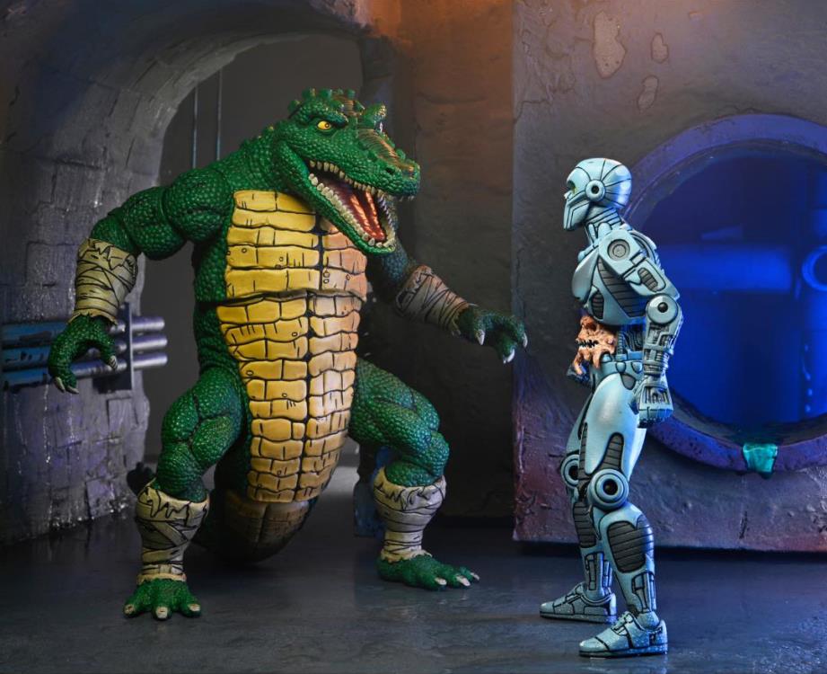 Teenage Mutant Ninja Turtles Leatherhead (Mirage Comics) Deluxe Action Figure Gallery Image 13