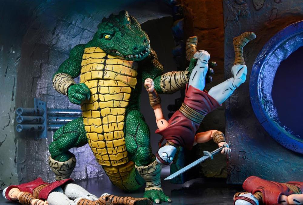 Teenage Mutant Ninja Turtles Leatherhead (Mirage Comics) Deluxe Action Figure Gallery Image 12