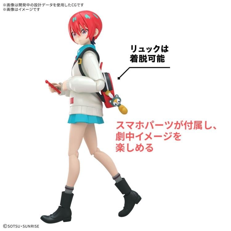 Mobile Suit Gundam GQuuuuuuX Figure-rise Standard Amate Yuzuriha (Machu) Model Kit Gallery Image 6