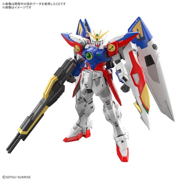 Mobile Suit Gundam Wing RG Wing Gundam Zero 1/144 Scale Model Kit Gallery Image 3