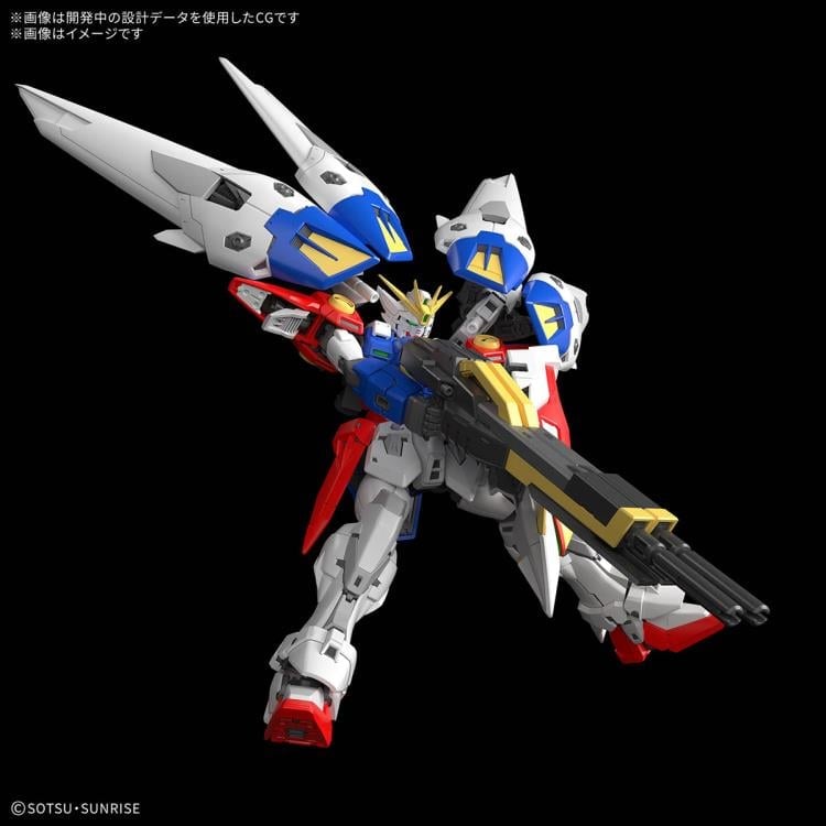 Mobile Suit Gundam Wing RG Wing Gundam Zero 1/144 Scale Model Kit Gallery Image 5