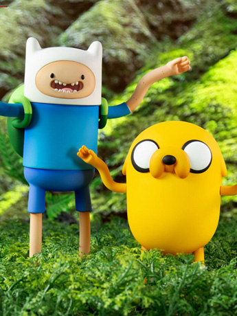 Adventure Time Mondo Squads Jake and Finn Figure Set Gallery Image 2