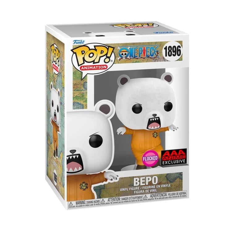 One Piece Pop! Animation #1896 Bepo (Flocked) Exclusive Gallery Image 3