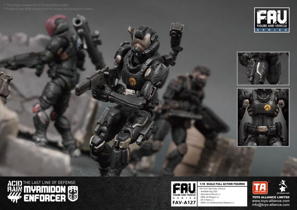 Acid Rain FAV-A127 Myrmidon Enforcer 1/18 Scale Action Figure Gallery Image 12