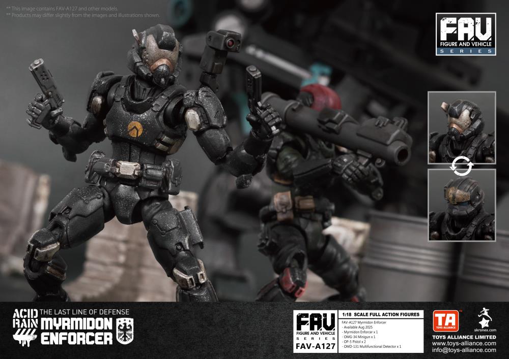 Acid Rain FAV-A127 Myrmidon Enforcer 1/18 Scale Action Figure