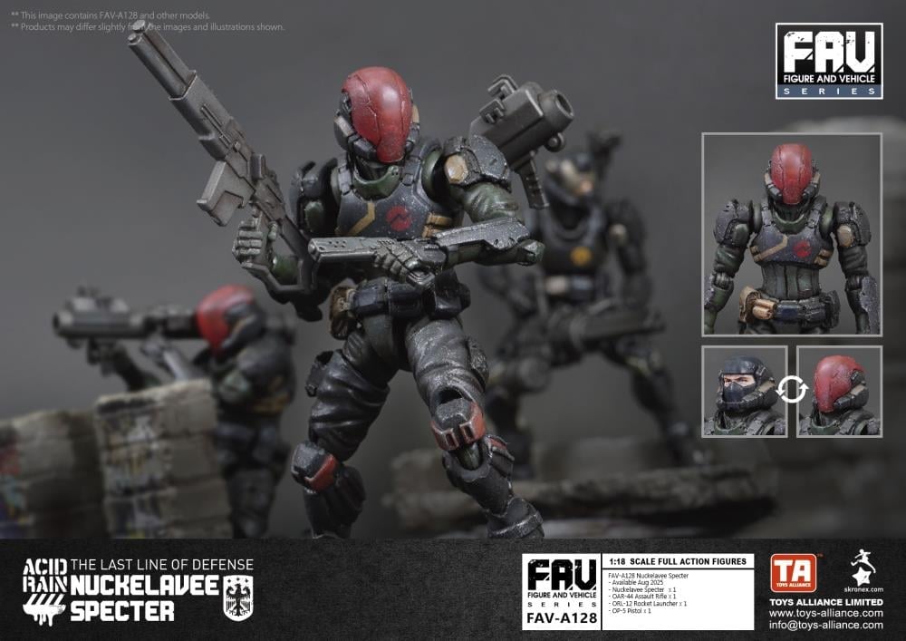 Acid Rain FAV-A128 Nuckelavee アシッドレイン Acid Rain FAV-A128 Nuckelavee Specter 1/18 Scale Action Figure