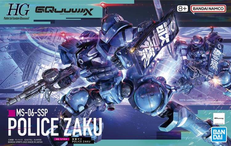 Mobile Suit Gundam GQuuuuuuX HGGQ MS-06-SSP Police Zaku 1/144