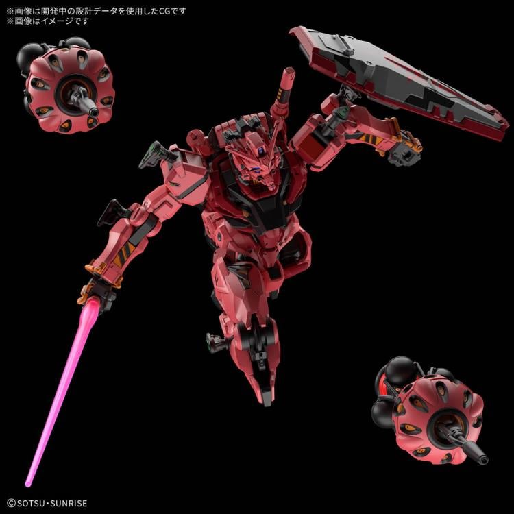 Mobile Suit Gundam GQuuuuuuX HGGQ gMS-α Red Gundam 1/144 Scale Model Kit Gallery Image 5