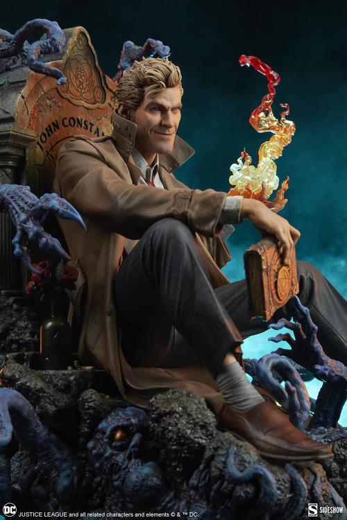 DC Comics Premium Format John Constantine (Just Another Exorcism Hangover) Statue Gallery Image 7