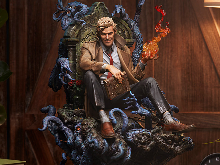 DC Comics Premium Format John Constantine (Just Another Exorcism Hangover) Statue Gallery Image 1