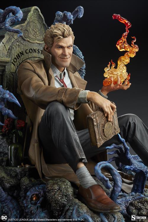 DC Comics Premium Format John Constantine (Just Another Exorcism Hangover) Statue Gallery Image 19