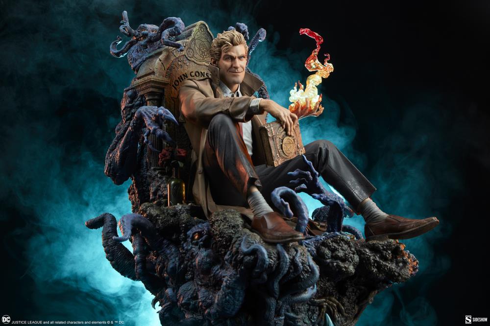 DC Comics Premium Format John Constantine (Just Another Exorcism Hangover) Statue Gallery Image 4