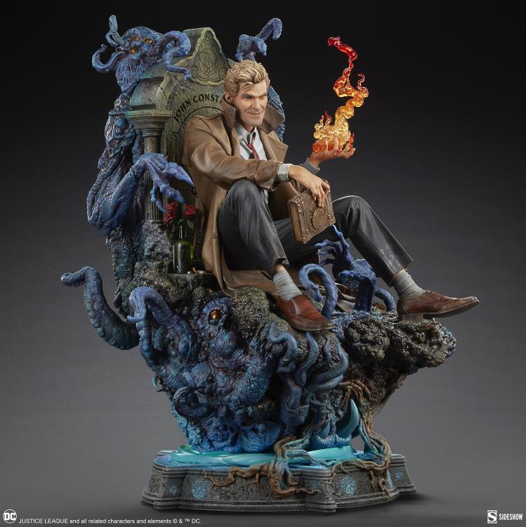 DC Comics Premium Format John Constantine (Just Another Exorcism Hangover) Statue Gallery Image 16
