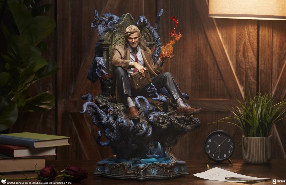 DC Comics Premium Format John Constantine (Just Another Exorcism Hangover) Statue Gallery Image 3