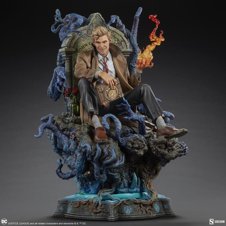 DC Comics Premium Format John Constantine (Just Another Exorcism Hangover) Statue Gallery Image 17