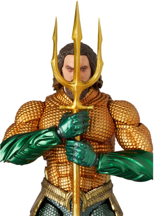 MAFEX No.267AQUAMAN（GOLD & GREEN SUIT） Aquaman and the Lost Kingdom MAFEX No.267 Aquaman Action Figure