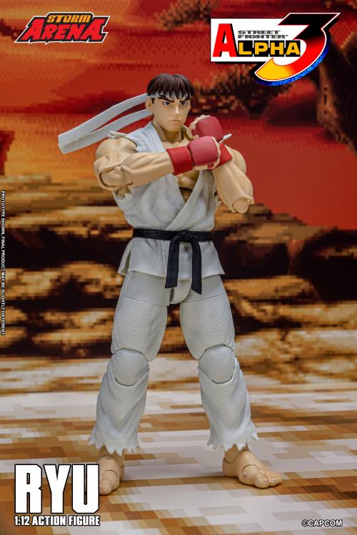 Street Fighter Alpha 3 Storm Arena Ryu 1/12 Scale Action Figure Gallery Image 4