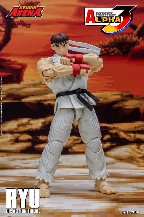 Street Fighter Alpha 3 Storm Arena Ryu 1/12 Scale Action Figure Gallery Image 12