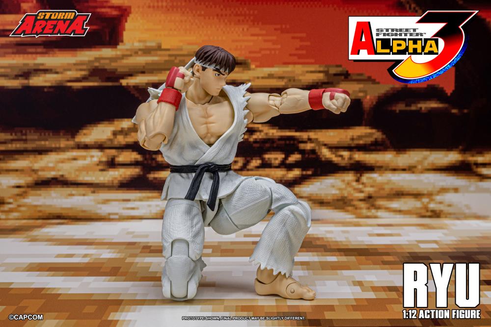Street Fighter Alpha 3 Storm Arena Ryu 1/12 Scale Action Figure Gallery Image 16