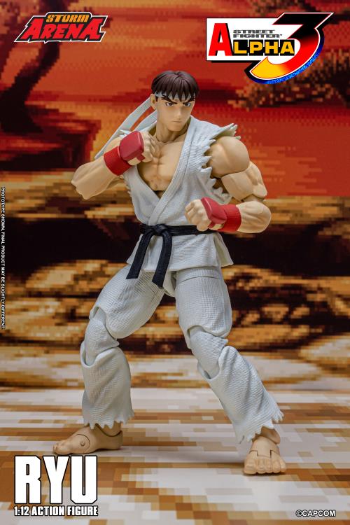 Street Fighter Alpha 3 Storm Arena Ryu 1/12 Scale Action Figure Gallery Image 3
