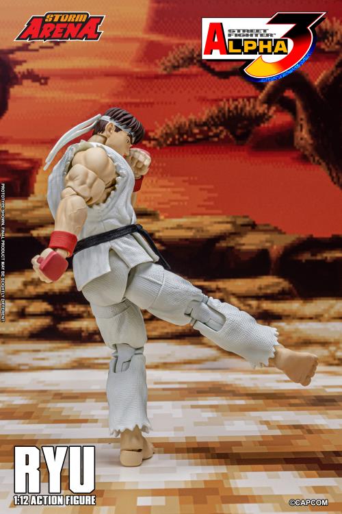 Street Fighter Alpha 3 Storm Arena Ryu 1/12 Scale Action Figure Gallery Image 8