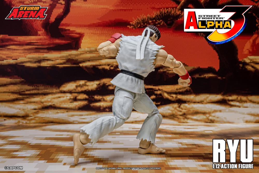 Street Fighter Alpha 3 Storm Arena Ryu 1/12 Scale Action Figure Gallery Image 17
